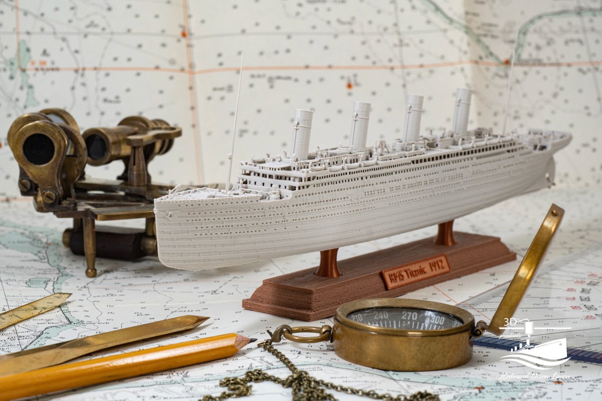 RMS Titanic – 3D model render