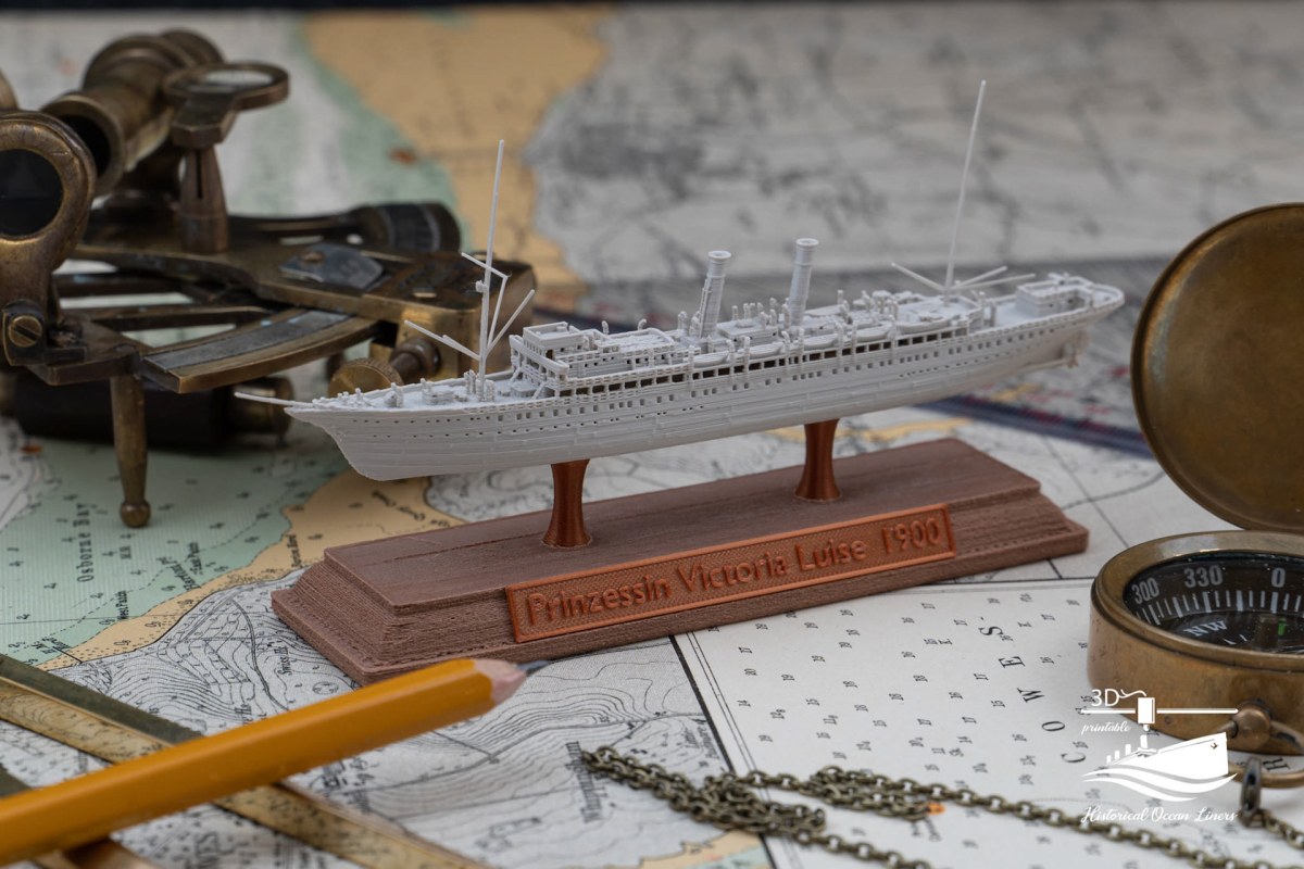 SS Prinzessin Victoria Luise – 3D model render