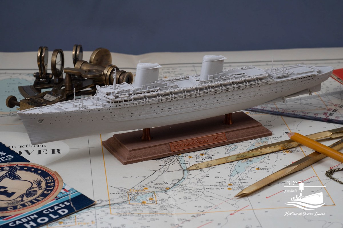 SS United States – 3D model render