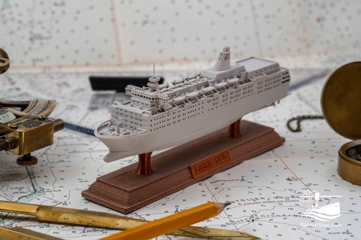 MS Estonia – 3D model render