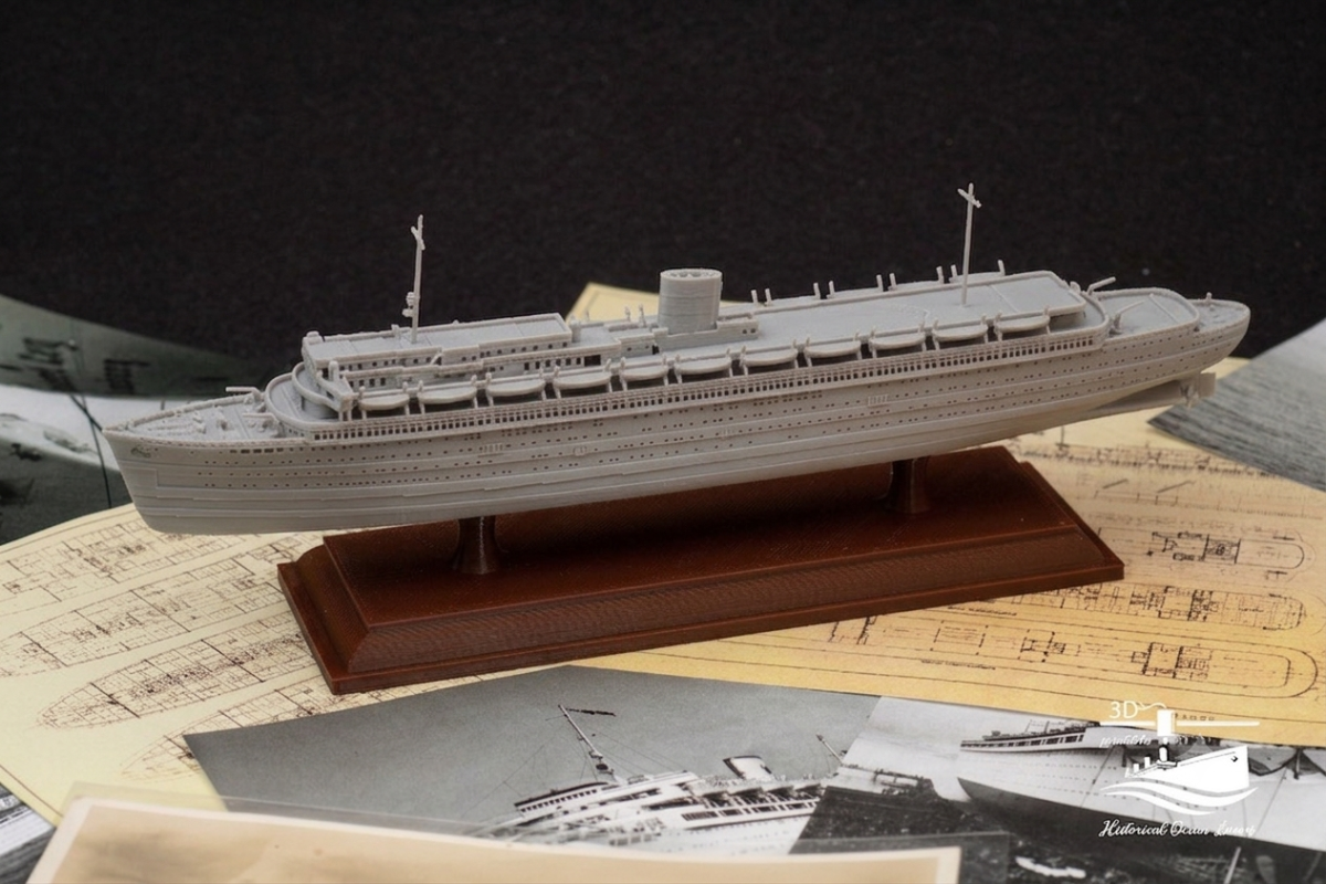 MV Wilhelm Gustloff – 3D model render