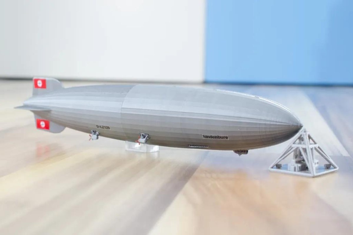 LZ-129 Hindenburg – 3D model render