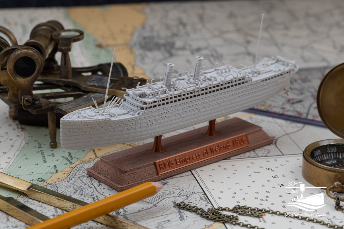 RMS Empress of Ireland – 3D model render